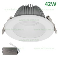SPOTURI LED DE SIGURANTA - Reduceri Spot LED 42W Rotund EL-6228 Gri-Alb Emergenta Promotie